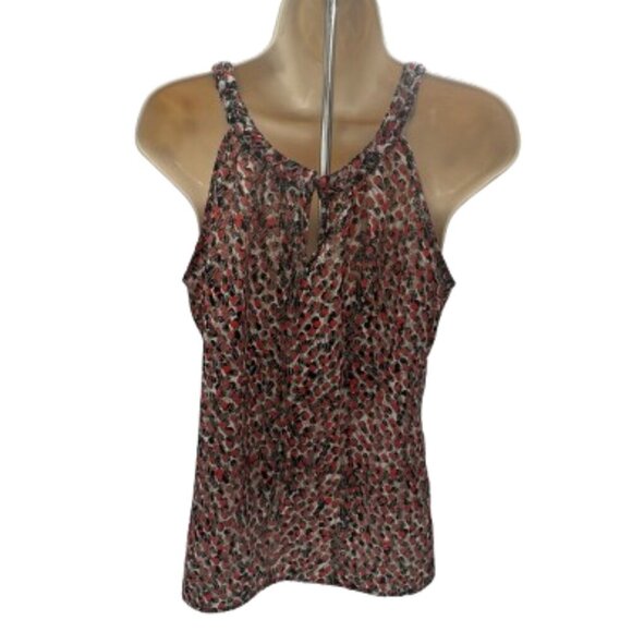 Banana Republic Women's Multi-Color Ruffle Sleeveless Tank Top Size Small - Picture 4 of 12